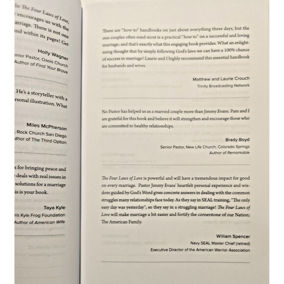 The Four Laws of Love: Guaranteed Success for Every Married Couple - Picture 7 of 14